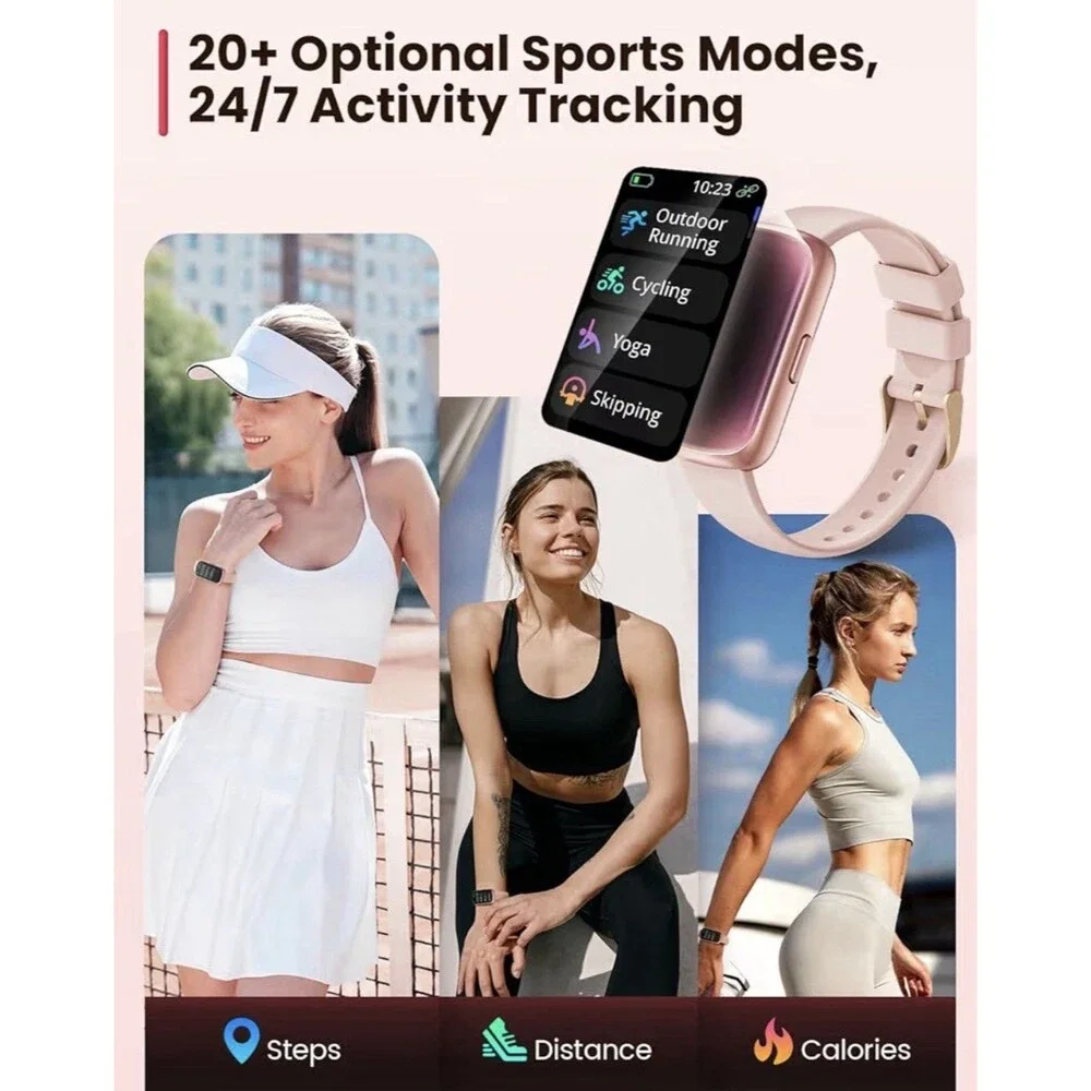 Smart Watch Health Fitness Tracker with 24/7 Heart Rate, Blood Oxygen Pressure